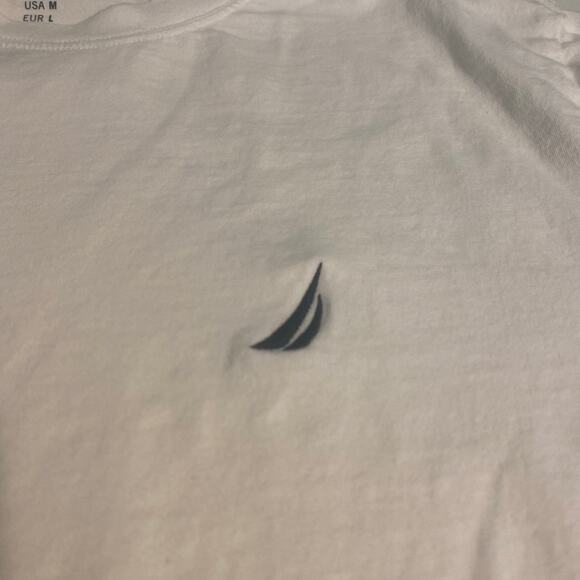 Men’s Medium Nautica long sleeve white shirt - Picture 2 of 5